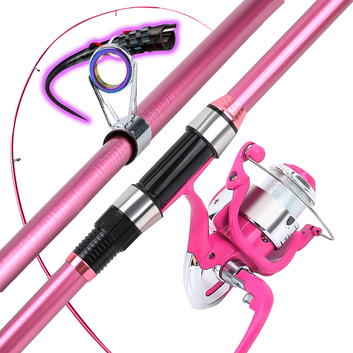Fishing Pole Set Full Kits Wit - Fishing Rod Combo review and price