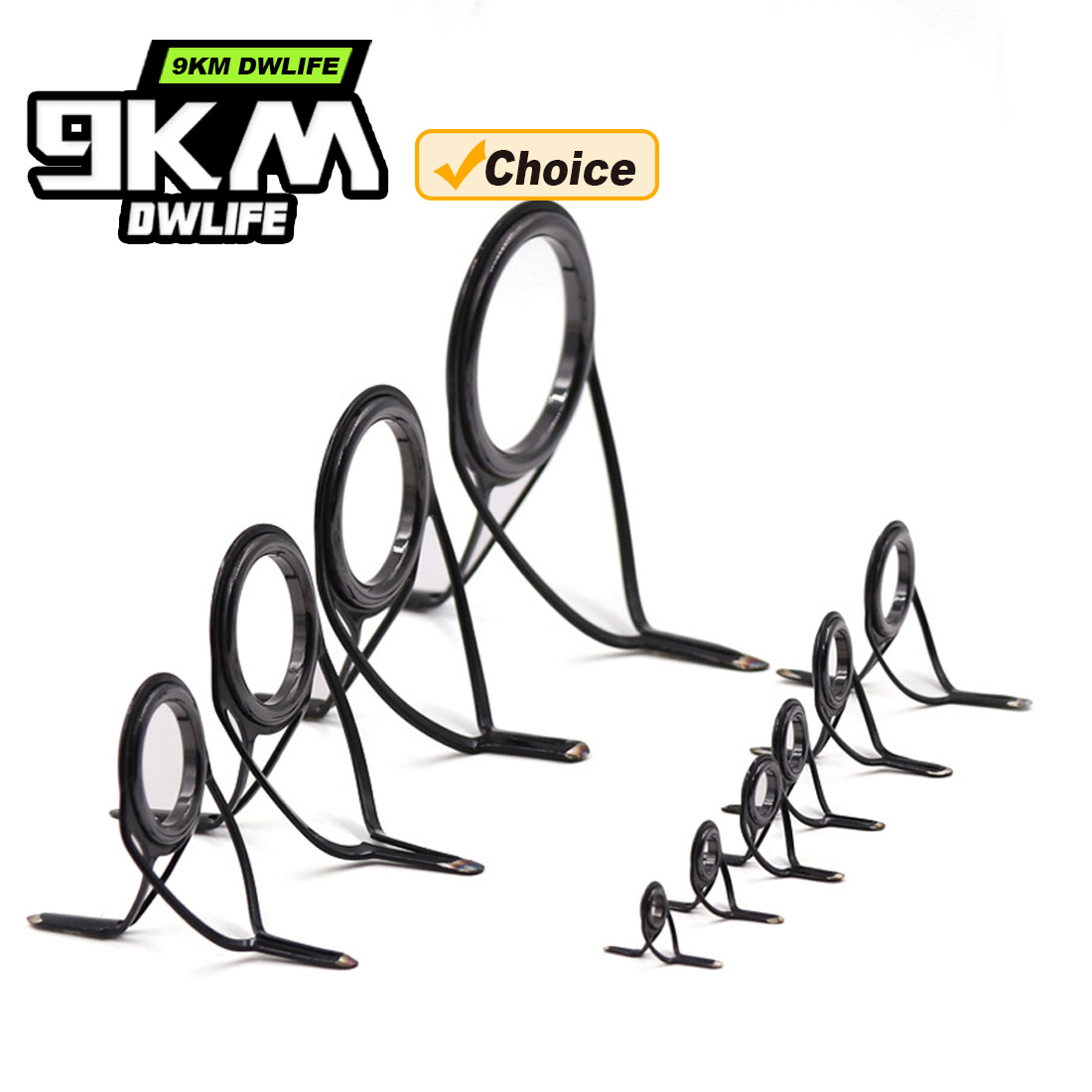 9KM OB Curved Rod Guide Kit 10 - Fishing Rod Spinning review and price