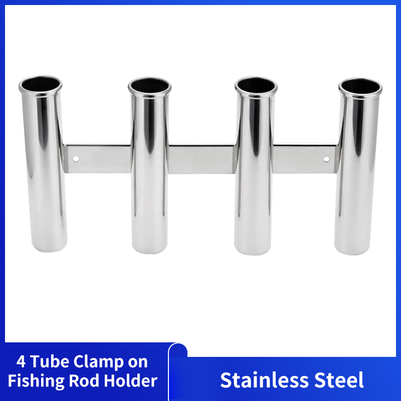 Stainless Steel 4 Tubes Rod Ho - Fishing Rod Boat review and price