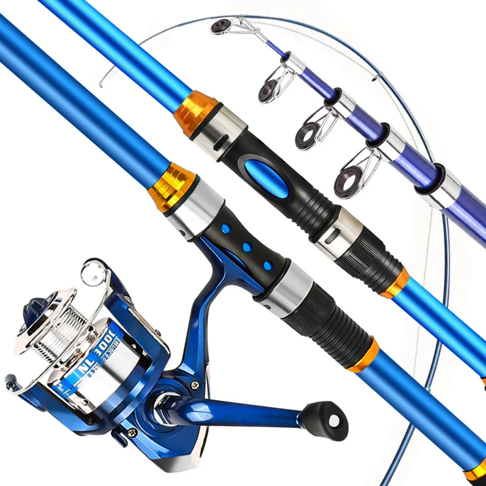 2.1-3.6M Telescopic Glass Fibe - Fishing Rod Spinning review and price